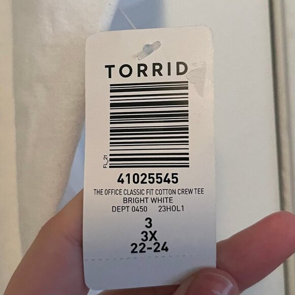 Torrid Size 3 The Office Classic Fit Cotton Crew T-Shirt NWT Christmas - Picture 6 of 8